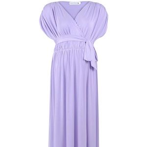 Lilac Maternity Wrap Dress